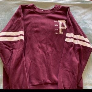 Maroon Victoria’s Secret PINK sweatshirt